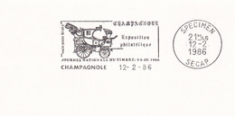 Thème Poste - Facteurs - Musée Postal - Flamme Secap Spécimen - Champagnole - Poste