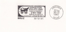 Thème Poste - Facteurs - Musée Postal - Flamme Secap Spécimen - Bruz - Posta