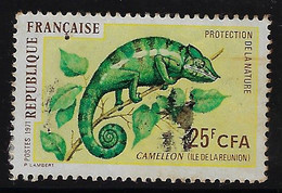 REUNION 1971 YT 399 PROTECTION CAMELEON - CFA3994 - Used Stamps