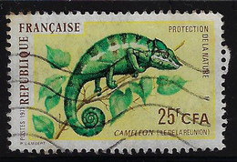 REUNION 1971 YT 399 PROTECTION CAMELEON - CFA3995 - Used Stamps