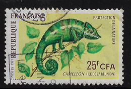 REUNION 1971 YT 399 PROTECTION CAMELEON - CFA3999 - Used Stamps