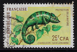REUNION 1971 YT 399 PROTECTION CAMELEON - CFA39911 - Used Stamps