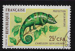 REUNION 1971 YT 399 PROTECTION CAMELEON - CFA39915 - Used Stamps