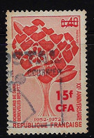 REUNION 1972 YT 409 ANNIVERSAIRE DONNEURS DE SANG - CFA409 - Used Stamps