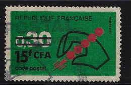 REUNION 1972 YT 410 CODE POSTAL - CFA4101 - Used Stamps