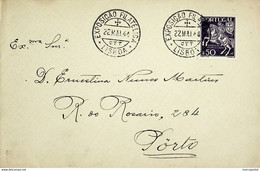 1944 Portugal Carimbo Comemorativo Exposição Filatélica - Poststempel (Marcophilie)