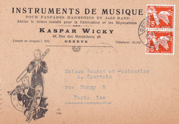 Thème Musique - Suisse - Carte - Music