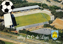 62 - SAN61902 - LENS - Stade Bollaert - RC De Lens - Vue Aérienne - Combier - CPSM 10x15 Cm - Lens