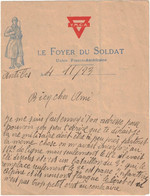 Alpes Maritimes - Antibes - Le Foyer Du Soldat - Union Franco-Américaine - Lettre Soldat - Infanterie Alpine - 1923 - Other & Unclassified