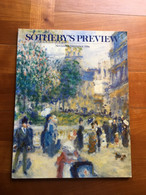 SOTHEBY'S PREVIEUW NOVEMBER/DECEMBER 1986 - Belle-Arti