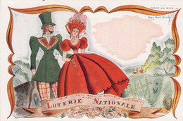 CPA - FANTAISIE - Carte Barométrique - LOTERIE NATIONALE - Illustration Homme Et Femme Roy Bret Kodj - Mechanical