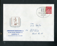 Bundesrepublik Deutschland / 1971 / Privatganzsachenumschlag "HABRIA 71" SSt. "HANNOVER, Tag Der Briefmarke" (1225) - Private Covers - Used