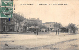 30-BAGNOLS-SUR-CESE-PLACE BOURG NEUF - Bagnols-sur-Cèze
