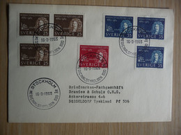 (7)  SVEZIA - SWEDEN - SVERIGE -FDC 1963 MEDICNALSTYPELSEN 300 SEE SCAN - Covers & Documents