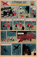 Tintin - Hergé : Jo, Zette Et Jocko "Le Stratonef H.22" Datant De 1947 Avec Bandeau Titre Inédit Dans La BD Actuelle. - Jo, Zette & Jocko