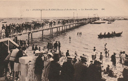 2 CPA ANDERNOS LES BAINS (Bassin D’Arcachon) La Nouvelle Jetée Bateau Estacade … - Andernos-les-Bains