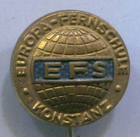 EFS - Europa Fernschule Konstanz, Vintage Pin, Badge, Abzeichen - Administrations