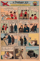 Tintin - Hergé : Jo, Zette Et Jocko "Le Stratonef H.22" Datant De 1947 Avec Bandeau Titre Inédit Dans La BD Actuelle. - Jo, Zette & Jocko