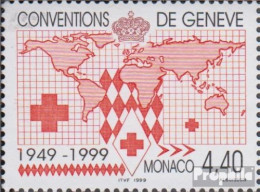 Monaco 2439 (kompl.Ausg.) Postfrisch 1999 Genfer Konventionen - Neufs