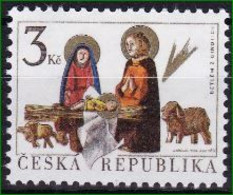 1996 Tschechische Republik Mi:132** / Y&T: 129** Christmas - Weihnachten - Navidad - Noël - Unused Stamps