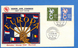 Saar 1958 Lettre FDC De Saarbrücken (G8932) - FDC