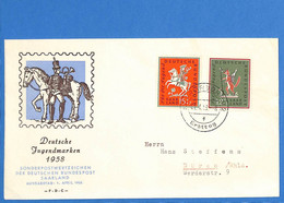 Saar 1958 Lettre FDC De Saarbrücken (G8936) - FDC