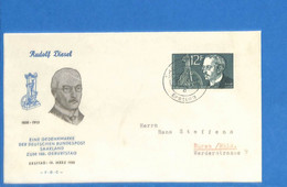 Saar 1958 Lettre FDC De Saarbrücken (G8942) - FDC