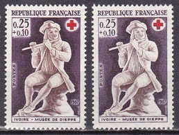 FR7463- FRANCE – 1967 – RED CROSS - Y&T # 1540/1540a MNH 28,40 € - Unused Stamps