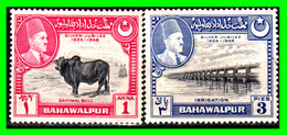 PAKISTAN – BAHAWALPUR SELLOS AÑO 1949 ( ASIA ) ( XXV ANIVERSARIO DE LA CORONACIÓN DE SADEG MOHAMMAD KHAN - Pakistan