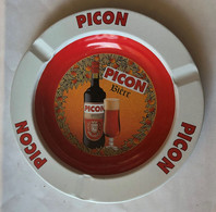 Cendrier Publicitaire Vintage En Métal PICON Bière - Ashtrays