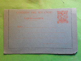 ECUADOR ÉQUATEUR 1881 Tarjeta Carta 10  Diez C Orange ( Yvert No 11 ) , Nueva Neuve , TB - Ecuador