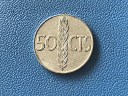 Münze Münzen Umlaufmünze Spanien 50 Centimos 1966 Im Stern 71 - 50 Céntimos