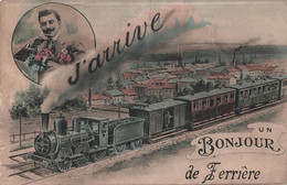 CPA Un Boujour De Ferrière - Train à Charbon - Fantaisie - Other & Unclassified