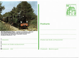 54703 - Bund - 1981 - 50Pfg B&S BildGAKte "Bruchhausen-Vilsen ... Historischer Dampfzug ... ", Ungebraucht - Trains