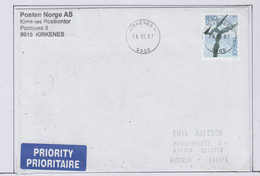 Norway Kirkenes Cover Ca Kirkenes 26.03.2007 (NI201A) - Briefe U. Dokumente