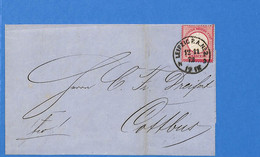 Allemagne Reich 1872 Lettre De Leipzig (G8961) - Briefe U. Dokumente