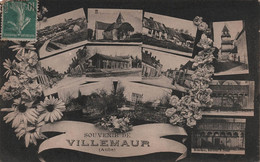 CPA Souvenir De Villemaur - Aube - Carte Multivues - Otros & Sin Clasificación