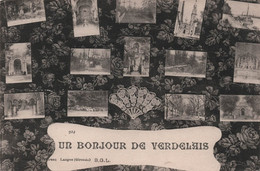 CPA Un Boujour De Verdelais - Langon - BGL - Carte Multivues - éventail - - Verdelais
