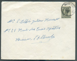 70c. LEOPOLD III Obl. Sc BRAINE-l'ALLEUD Sur Enveloppe Du 17-II-1936 Vers L'Abbé J. Herent - 20088 - 1934-1935 Leopold III.
