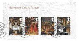 GB - 2018   Hampton Court  Miinisheet  -  FDC Or  USED  "ON PIECE" - SEE NOTES And Scans - Gebruikt