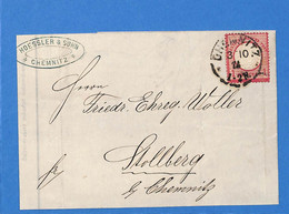 Allemagne Reich 1874 Lettre De Chemnitz (G8977) - Briefe U. Dokumente