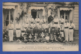 ***RARE CPA 76 DARNETAL - La JEUNESSE PATRIOTIQUE DARNETALAISE (Société De Gymnastique Fondée En 1896) - Darnétal