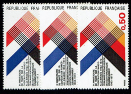 FRANCE - N°1739** - Texte écriture Fine - Normal - Reentry Du Noir . - Unused Stamps