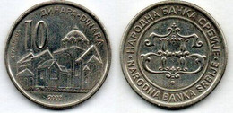 Serbie - Serbia - Serbien 10 Dinara 2003 TB+ - Servië