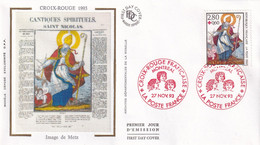 Thème Croix Rouge - France - Enveloppe - Cruz Roja
