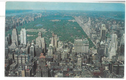 BR471 New York City Panorama Viaggiata 1950 Verso Roma - Tarjetas Panorámicas