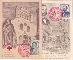 Thème Croix Rouge - France - Carte Maximum - Cruz Roja