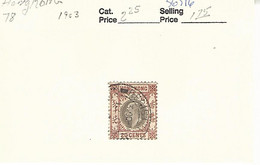 56516 ) Hong Kong 1903 Postmark Cancel - Gebruikt