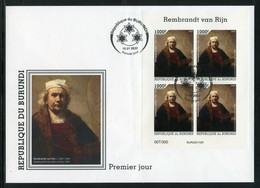 Burundi 2022, Art, Rembrandt, BF In FDC - FDC