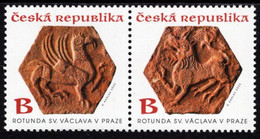 Czech Republic - 2022 - St. Wenceslas Rotunda In Prague - Lion And Griffin - Mint Stamp Set - Nuovi